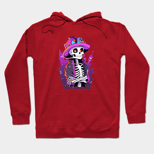 Halloween Skull Terror Hoodie by ragil_studio